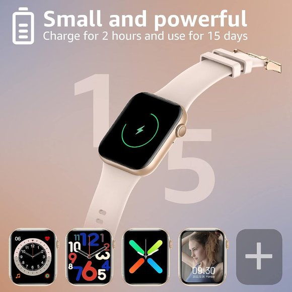 1.95" Full Screen Fitness Tracker with 111+ Sport Modes Smartwatch - Picture 6 of 6